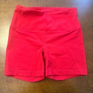 Yogalicious Women's Vivid Red Bike Shorts